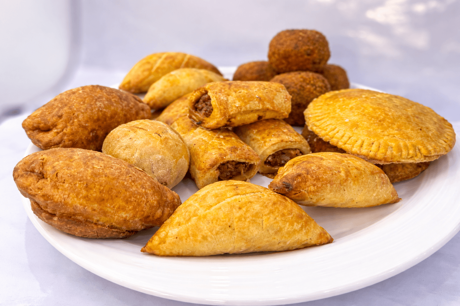 GH Dainty assorted pastries β pies, rolls and scotch eggs